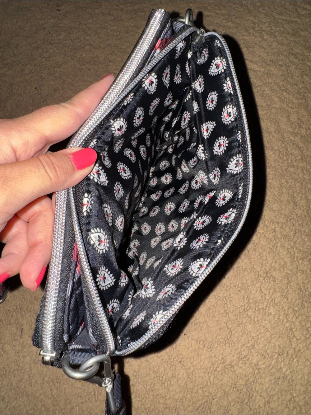 Vera Bradley Plaid Crossbody Shoulder Bag - Picture 5 of 7